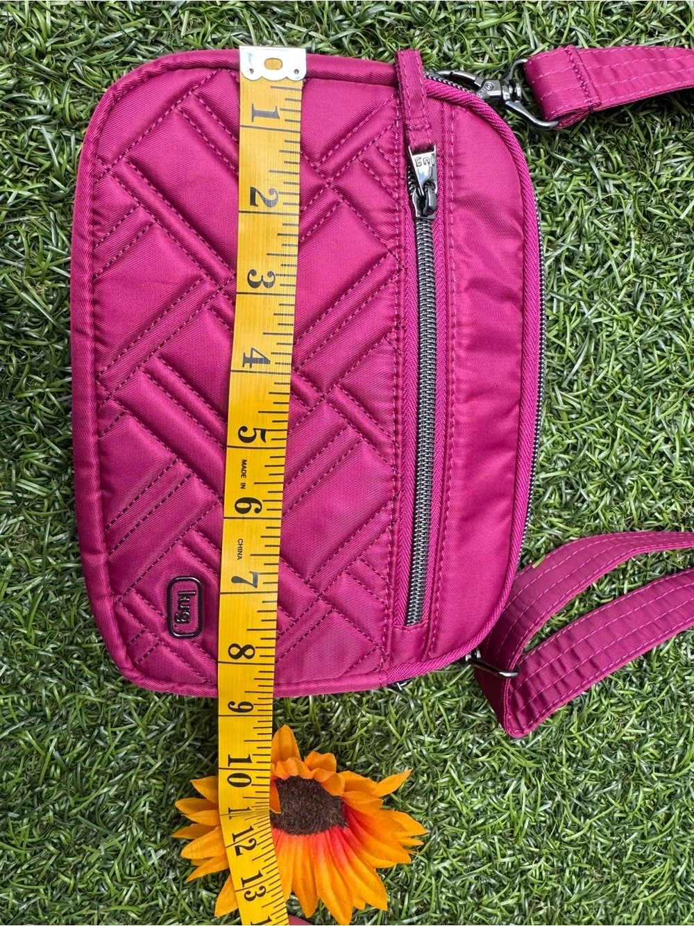 Lug Super Coupe 2 Convertible Crossbody Bag • Vibrant Magenta • NWOT